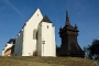 Eglise calviniste et clocher en bois